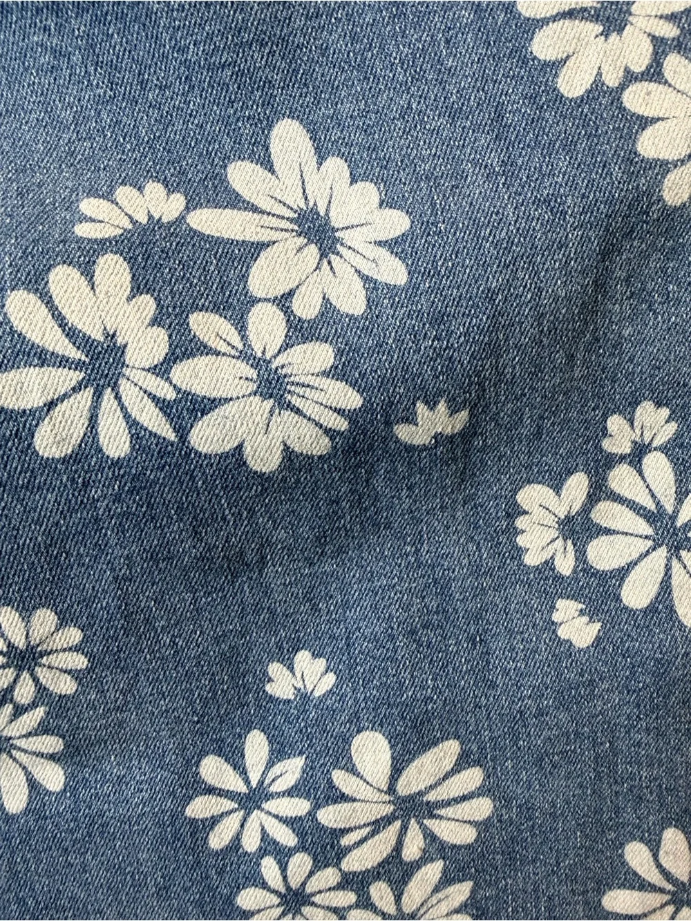 Flamingals Floral Print Barrel Style Mid Rise Cropped Barrel Jeans